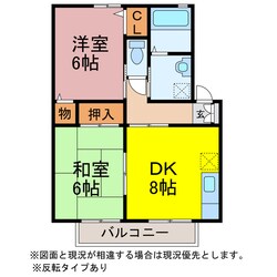 スターフィールド２番館の物件間取画像